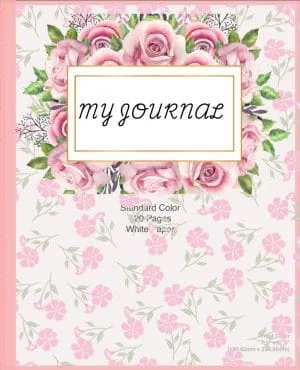 My Personal Journey: A Composition Journal Book for Girls