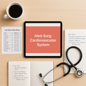 Complete Medical-Surgical Nursing Study Guide (35 Chapters PPTX + Cheat Sheet)